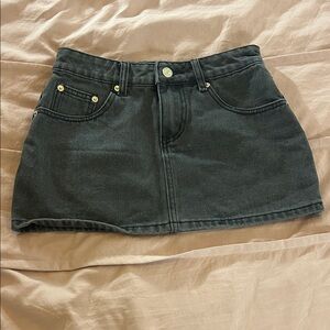 Edikted Charcoal Mini Skirt